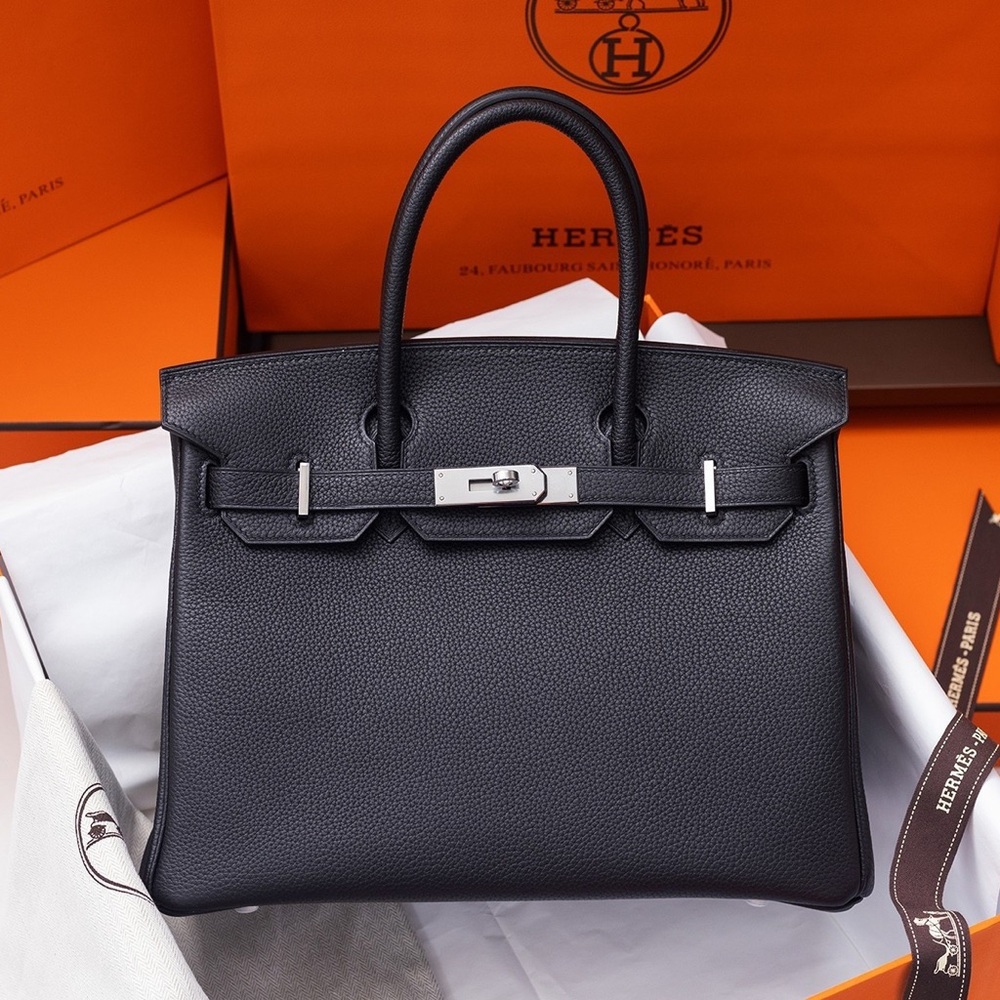 Hermes Birkin 35 Black Togo Leather with Palladium Hardware